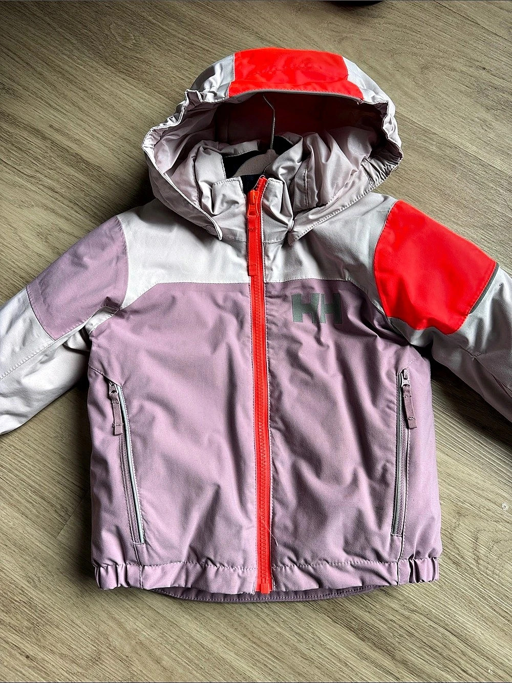 Helly Hansen Kids' Shelter HELLY TECH Jacket Boys 86/1 Dusty Pink & Orange